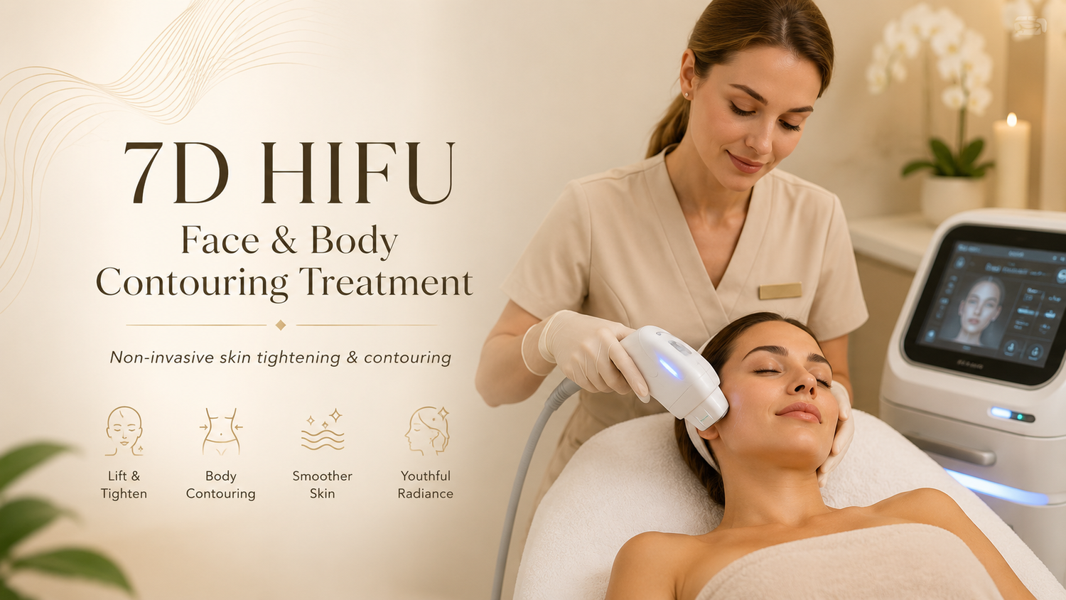 7D HIFU Face & Body Contouring Treatment