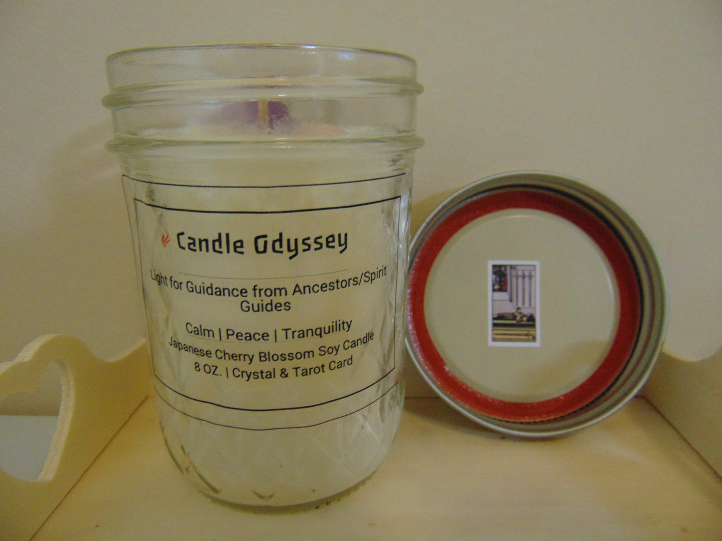 Japanese Cherry Blossom Scented Soy Hand Poured Candle