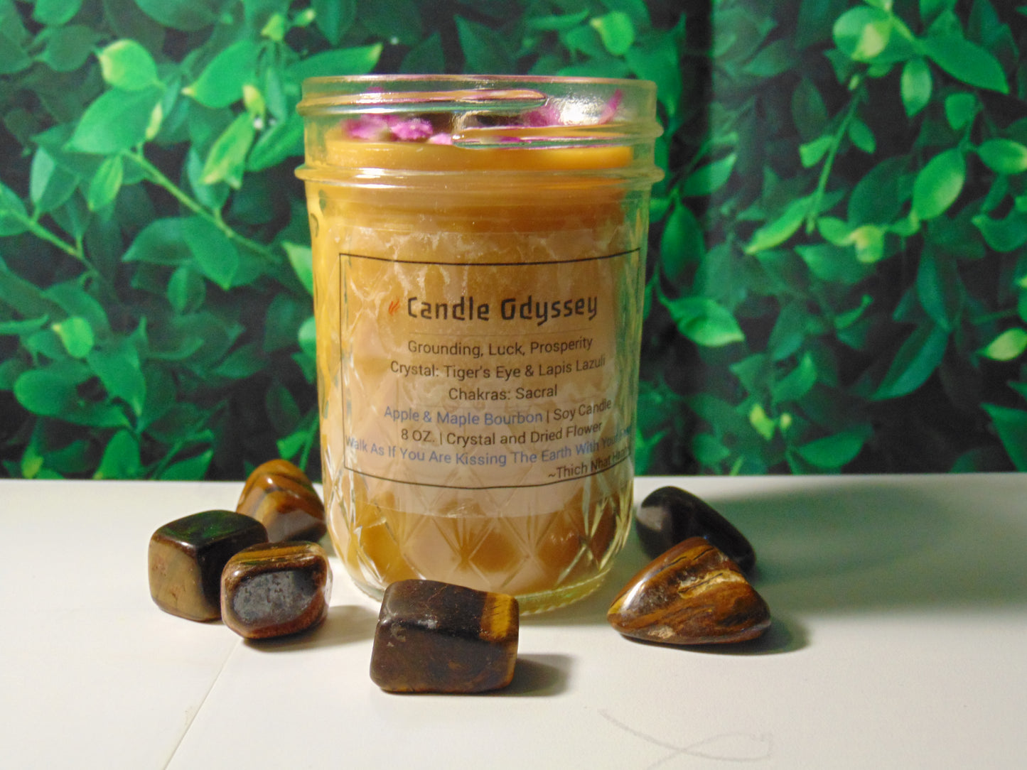 Apple & Maple Bourbon Scented Soy Hand Poured Candle