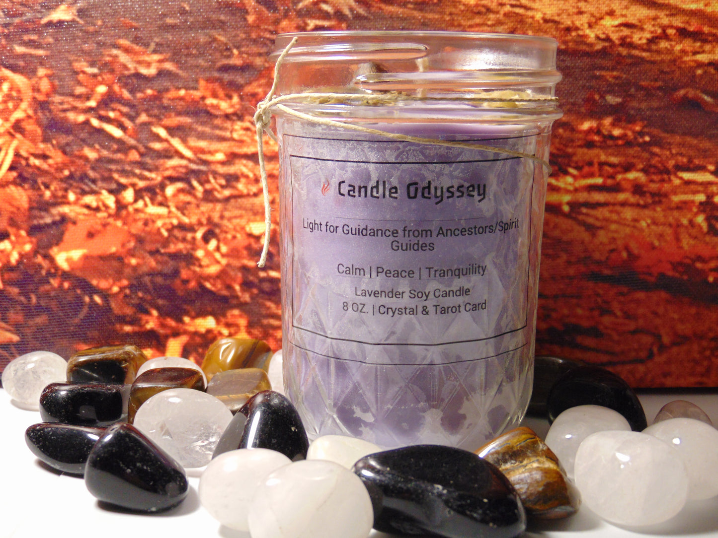 Lavender Scented Soy Hand Poured Candle