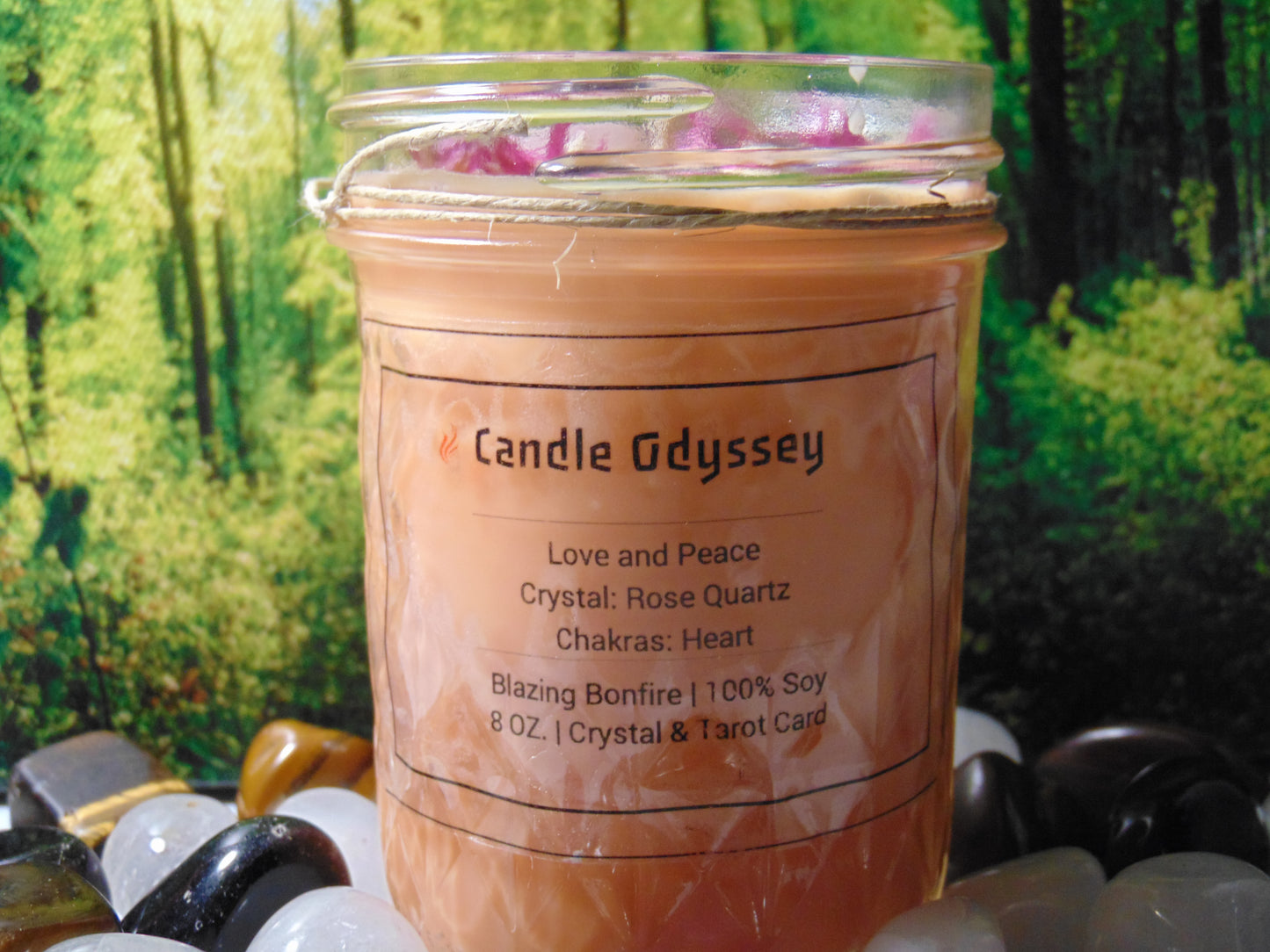 Blazing Bonfire Scented Soy Hand Poured Candle