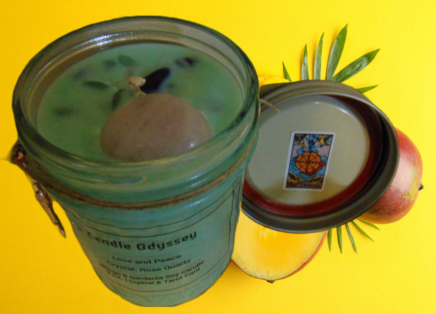 Mango & Gardenia Scented Soy Hand Poured Candle